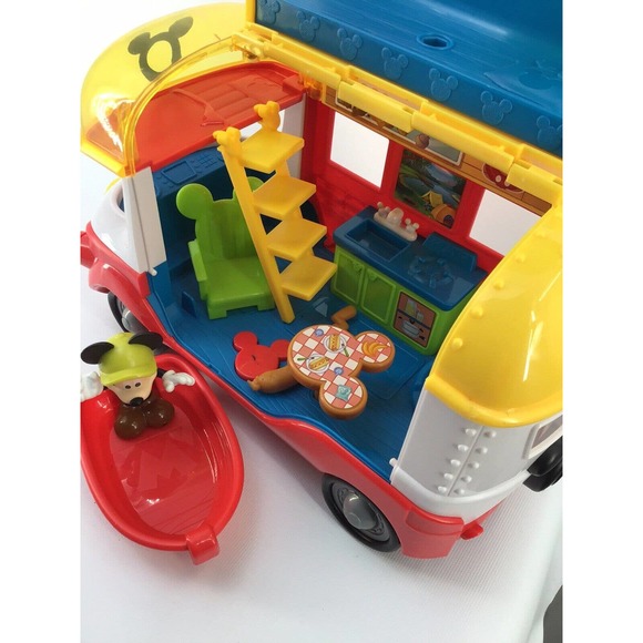 Disney RED BUS Accessories Boat Included Toy Vehicle Car - Picture 7 of 12